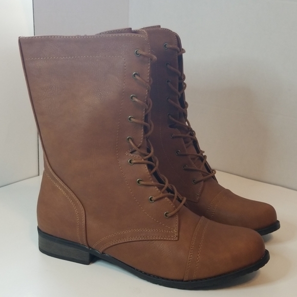 Shoes - 2 FOR 80 Brown Combat Boots